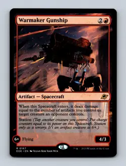 Warmaker Gunship Edge of Eternities Non-Foil MTG NM - Image 1