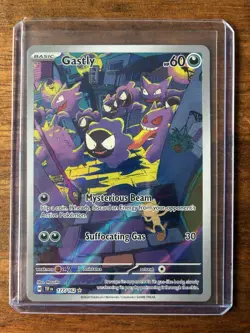 Pokemon TCG Gastly Full Art Card 177/162, Temporal Forces - Pack Fresh - Image 1