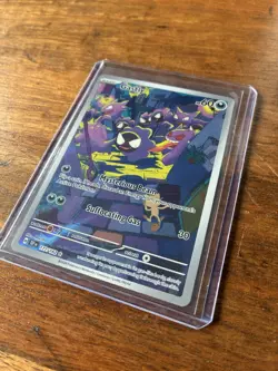Pokemon TCG Gastly Full Art Card 177/162, Temporal Forces - Pack Fresh - Image 3
