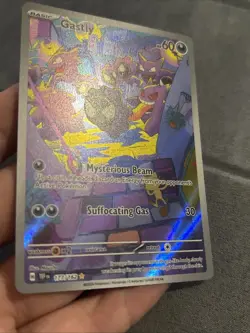 Pokemon Gastly 177/162 Temporal Forces Full Art Illustration Secret Rare Card NM - Image 5