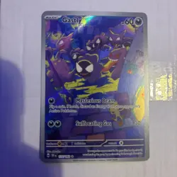 Gastly 177/162 Pokemon Temporal Forces Holo Full Art Card - Image 2
