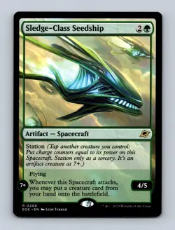 Sledge-Class Seedship Edge of Eternities Non-Foil MTG NM - Image 1