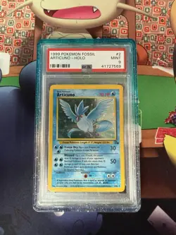 1999 POKEMON FOSSIL #2 ARTICUNO-HOLO PSA 9 - Image 1