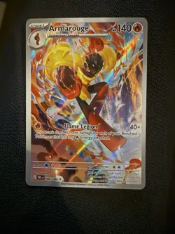 Pokemon TCG Armarouge 086/084 Illustration Rare Pitch Black - Image 1