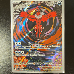 Pokemon TCG Yveltal 205/182 SV04 Paradox Rift Illustration Rare Full Art Holo EN - Image 1