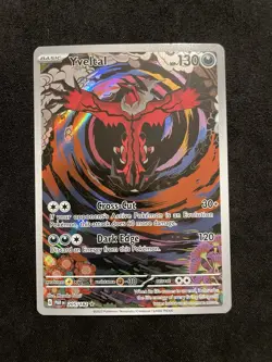 Pokemon TCG Yveltal Paradox Rift 205/182 Holo Illustration Rare - Image 1