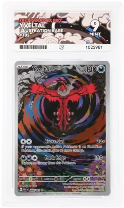 Yveltal 205/182 Illustration Rare Pokemon TCG Paradox Rift Ace 9 - Image 1