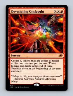 Devastating Onslaught Edge of Eternities Non-Foil MTG NM - Image 1