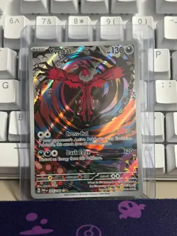 Pokemon TCG Yveltal Paradox Rift 205/182 Holo Illustration Rare - Image 1