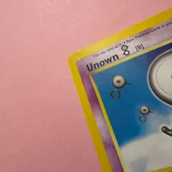 Unown B 39/64 LP Neo Revelation Vintage WOTC 2000 Pokemon Card TCG English - Image 4