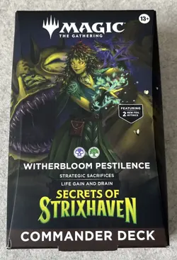 Magic The Gathering MTG Secrets of Strixhaven Commander Deck Witherbloom FAST🚚✅ - Image 2