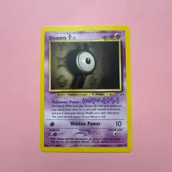 Unown I 68/75 NM Common Neo Discovery Pokemon Card WOTC Vintage 2001 English - Image 1