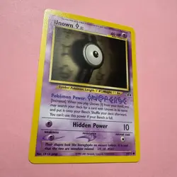 Unown I 68/75 NM Common Neo Discovery Pokemon Card WOTC Vintage 2001 English - Image 3