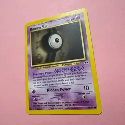 Unown I 68/75 NM Common Neo Discovery Pokemon Card WOTC Vintage 2001 English - Image 5