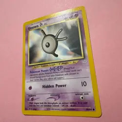 Unown K 58/64 LP Neo Revelation Pokemon Card Unlimited English Vintage 2000 TCG - Image 5