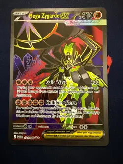 MEGA ZYGARDE EX 104/088 ULTRA RARE PERFECT ORDER POKEMON HOLO - Image 1