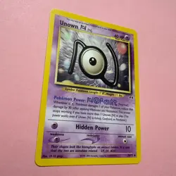 Unown N 50/75 NM Neo Discovery Vintage WOTC 2001 Pokemon Card TCG English - Image 3