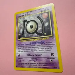 Unown N 50/75 NM Neo Discovery Vintage WOTC 2001 Pokemon Card TCG English - Image 5