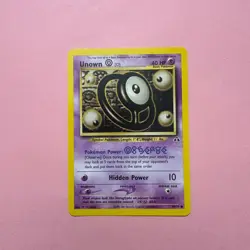 Unown O 69/75 NM Common Neo Discovery WOTC Vintage Pokemon Card English TCG - Image 1