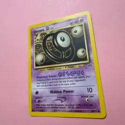Unown O 69/75 NM Common Neo Discovery WOTC Vintage Pokemon Card English TCG - Image 5