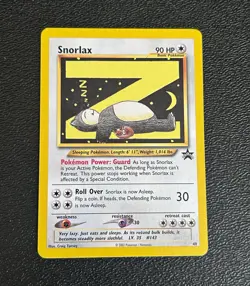 Snorlax 49/53 WotC Black Star Promo Card 90 HP English 2002 Pokemon TCG - Image 1