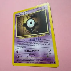 Unown E 67/75 NM Neo Discovery Pokemon Card Original WOTC TCG English Vintage - Image 5