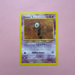 Unown L 86/105 NM Neo Destiny Pokemon Card WOTC Vintage English Unlimited 2000 - Image 1