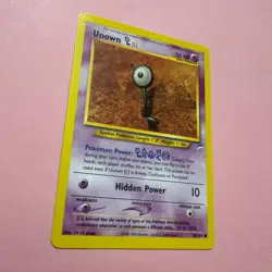 Unown L 86/105 NM Neo Destiny Pokemon Card WOTC Vintage English Unlimited 2000 - Image 3