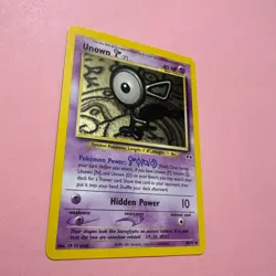 Unown F 48/75 NM Neo Discovery WOTC Vintage Pokemon Card English 2001 Uncommon - Image 3