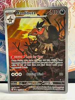 Nintendo Mandibuzz 145/086 White Flare Rare Non-Holo Regular English 2025 - Image 1