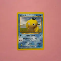 Psyduck 79/105 NM Neo Destiny Pokemon Card Yuka Morii Vintage WOTC English 2000 - Image 1