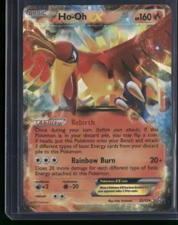 Ho-Oh EX 22/124 Holo EX Rare Dragons Exalted Pokemon Holo Lightly Played #2 - Image 1