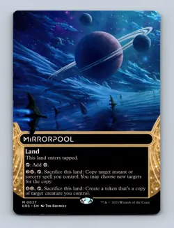 Mirrorpool (0027) (Borderless) Edge of Eternities Stellar Sights Non-Foil MTG NM - Image 1