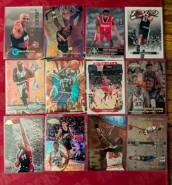 NBA Superstar 12 Card Premium Lot - 90s, 00s, Inserts, Michael Jordan, Rookies - Image 1