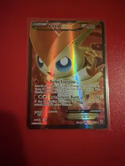 Pokemon TCG Victini EX Full Art Ultra Rare Holo Card Plasma Storm 131/135 LP - Image 1