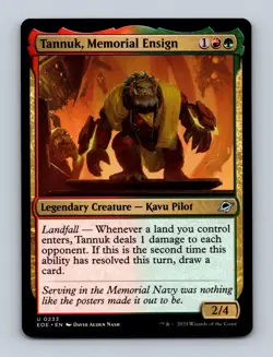 Tannuk, Memorial Ensign Edge of Eternities Non-Foil MTG NM - Image 1
