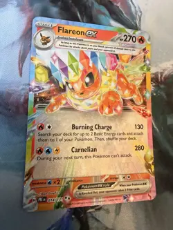 Flareon EX 014/131 Prismatic Evolutions Double Rare Holo Card Pokemon TCG - Image 2