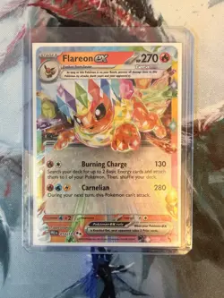 Flareon EX 014/131 Prismatic Evolutions Double Rare Holo Card Pokemon TCG - Image 3
