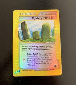 Pokemon Mystery Plate Beta Reverse-Holo 134/144 Skyridge - Image 1