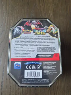 Pokemon Scarlet & Violet Paldean Fates Charizard EX Tin NEW SEALED - Image 2