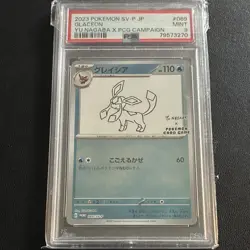 The Pokemon Company PSA 9 2023 SV-P Promo Glaceon 069/SV-P Holo JP Yu Nagaba - Image 1