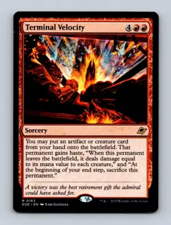 Terminal Velocity Edge of Eternities Non-Foil MTG NM - Image 1