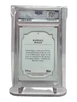 2024 Topps Chrome Disney Randall Boggs Green Refractor /99 #89 PSA 9 MINT SP Car - Image 2