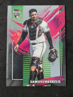 2026 Topps Finest Samuel Basallo RARE Base Rookie RC Baltimore Orioles - Image 1