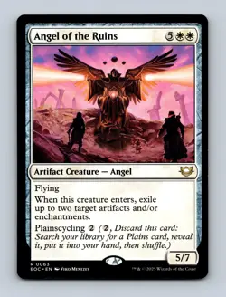 Angel of the Ruins Commander: Edge of Eternities Non-Foil MTG NM - Image 1