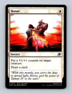 Honor Edge of Eternities Non-Foil MTG NM - Image 1