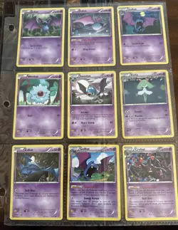 Crobat Pokemon Card Lot Crobat Golbat Zubat Evolution Line Vintage XY BW Era - Image 1
