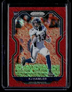 2020 Panini Prizm Red Shimmer Rookie KJ Hamler 24/35 #315 - Image 1