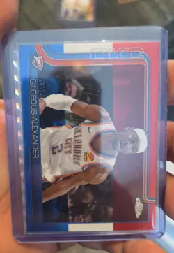 2025-26 Topps Chrome - Shai Gilgeous-Alexander #141 Red White & Blue Refractor - Image 1