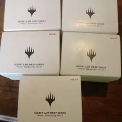 Theros Stargazing Secret Lair Complete Set Vol 1 -5 White Box Sealed MTG - Image 1